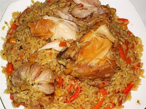 плов с курицей плов с курицей